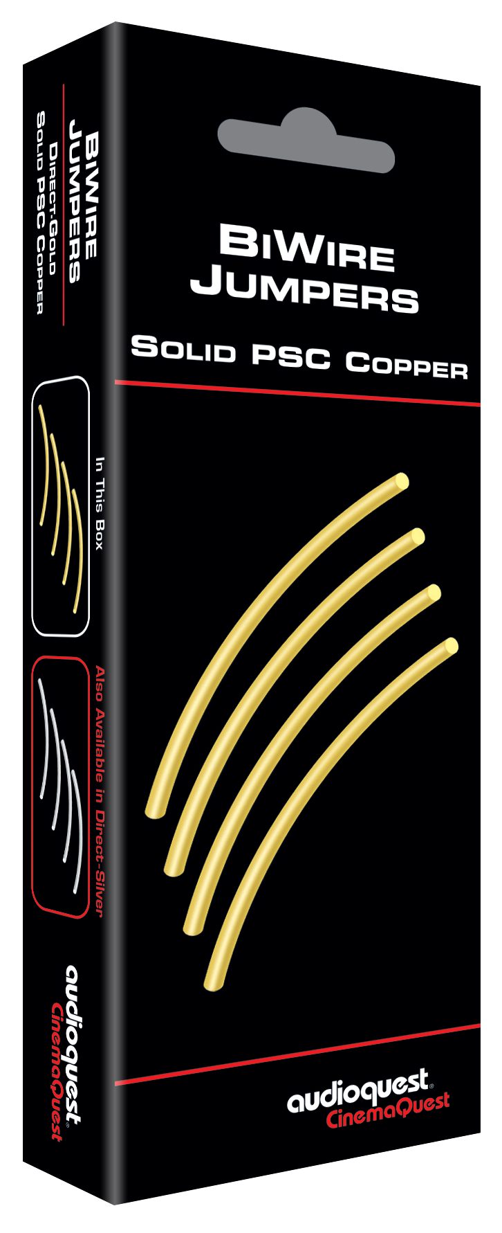 AudioQuest PSC BiWire Jumpers Silver