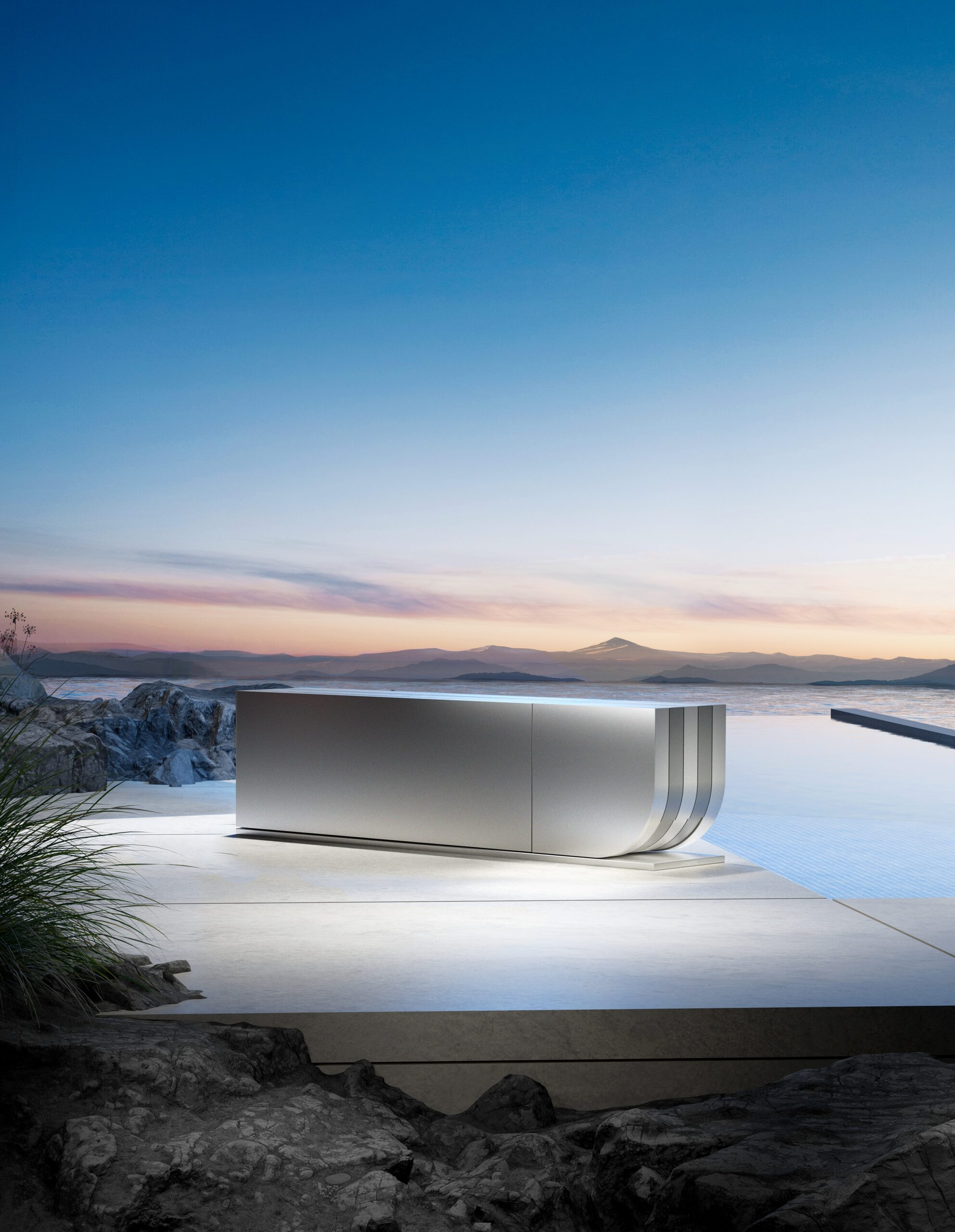 C SEED N1 Outdoor — téléviseur MicroLED pliable d'extérieur