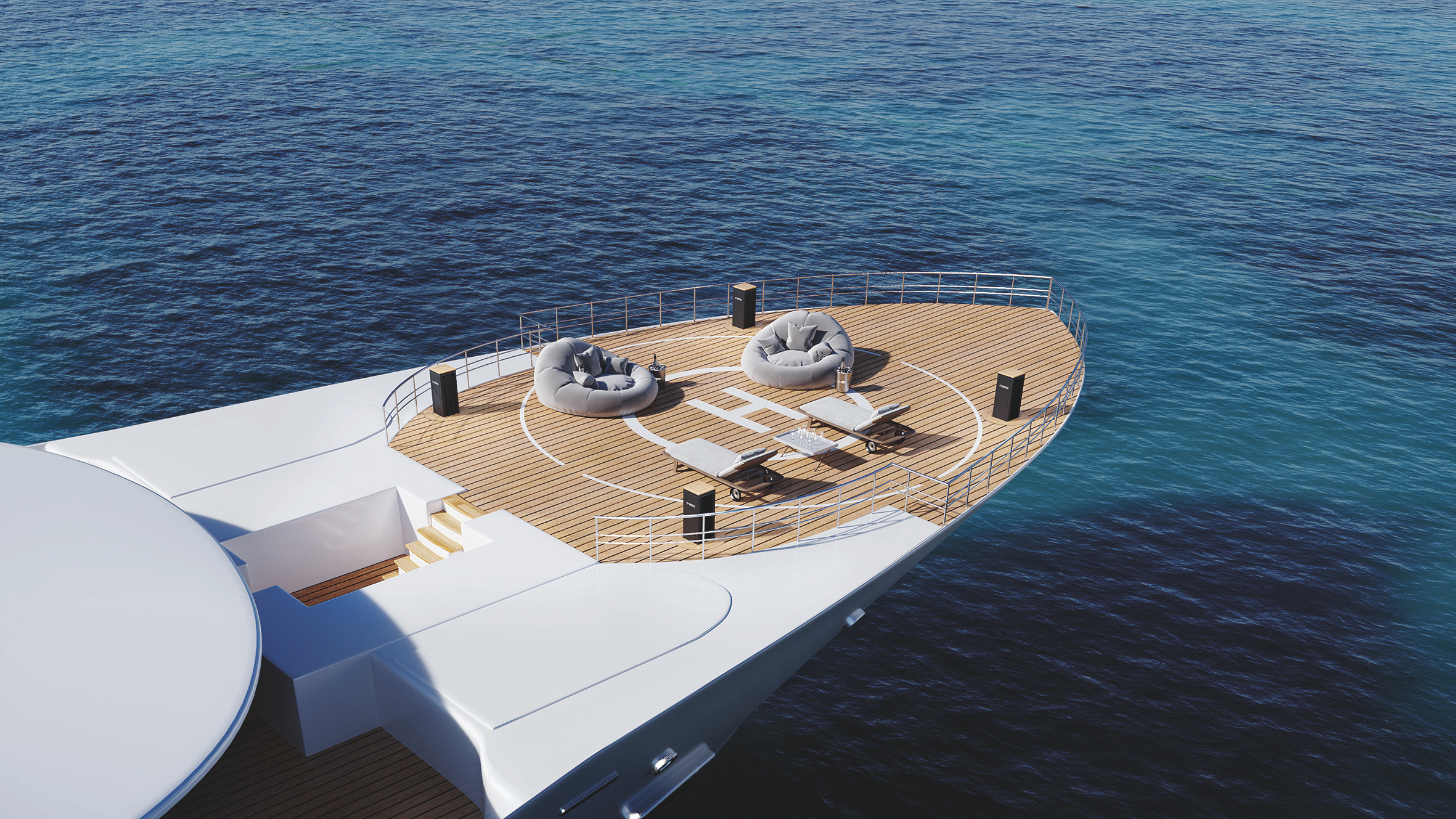 C SEED Supermarine — téléviseur escamotable et étanche pour super-yachts