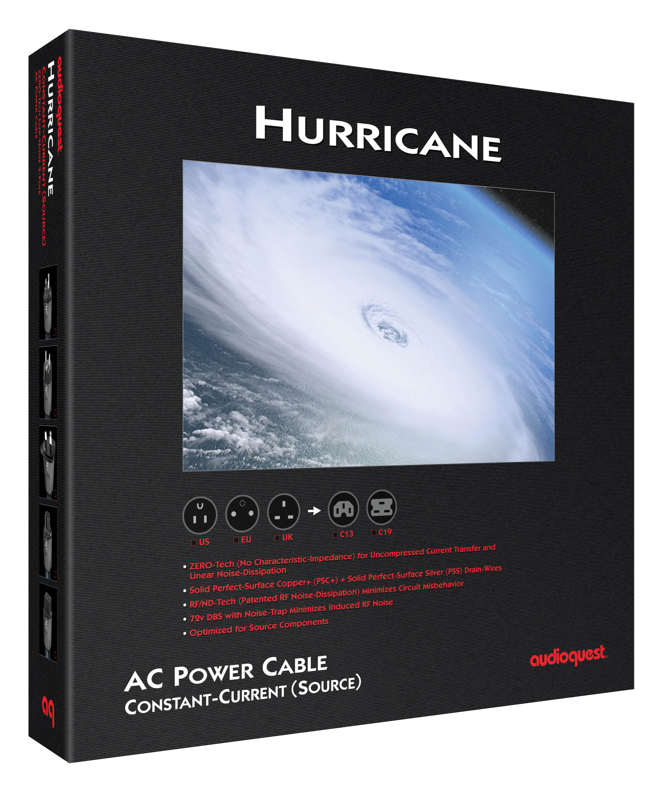 AudioQuest NRG-HURRICANE EU IEC C15 SOURCE