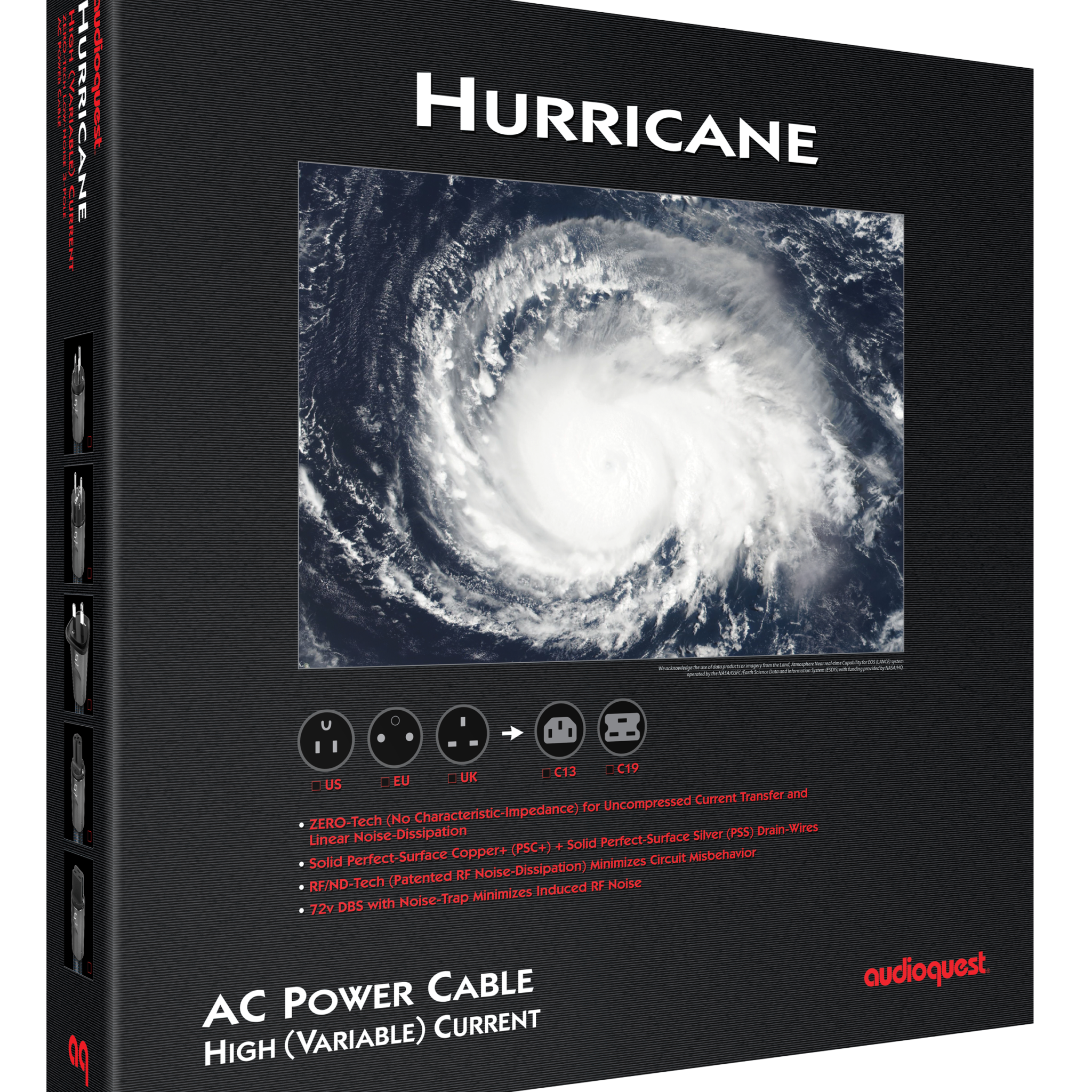 AudioQuest NRG-HURRICANE EU IEC C15 SOURCE