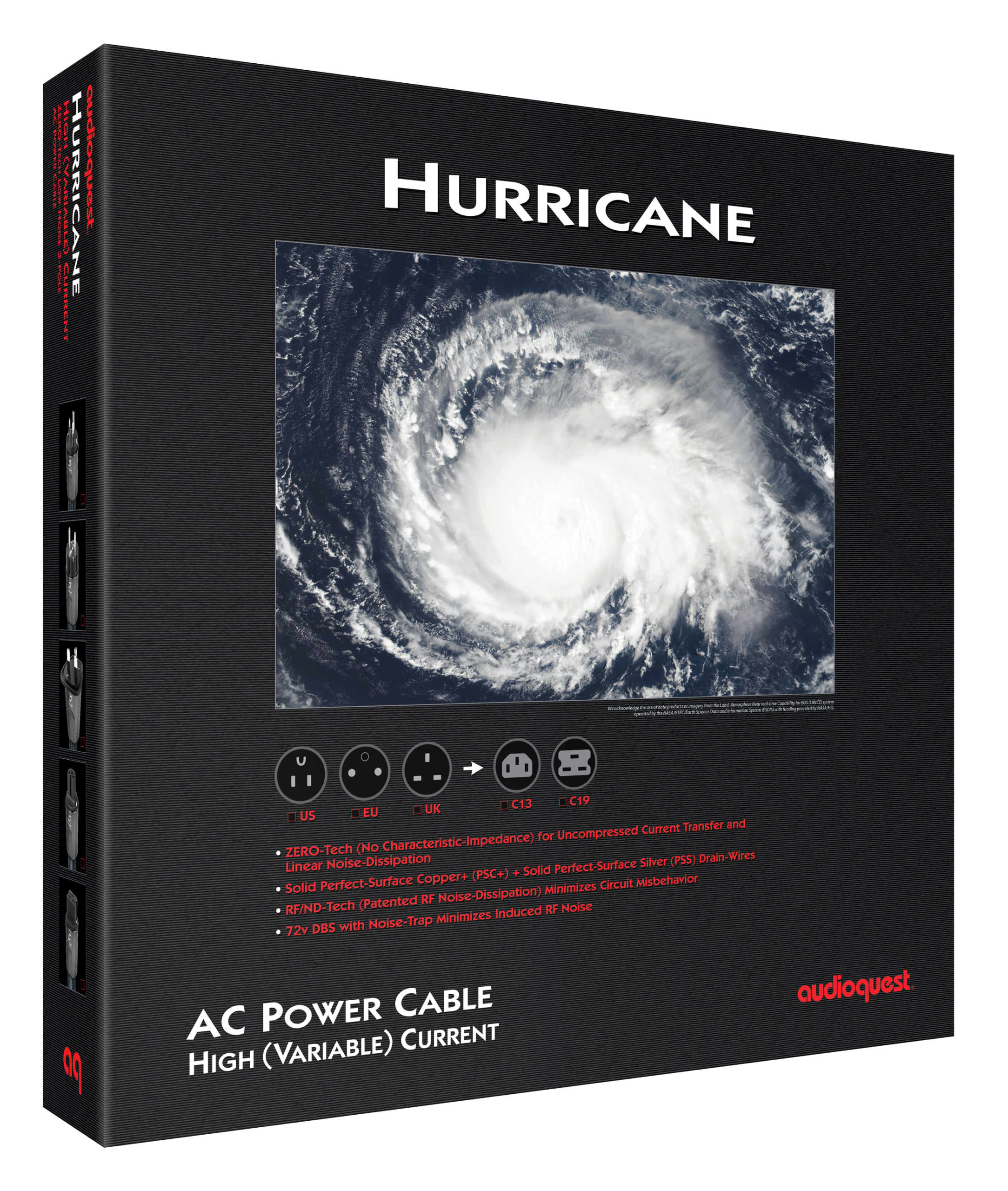 AudioQuest NRG-HURRICANE EU IEC C15 SOURCE