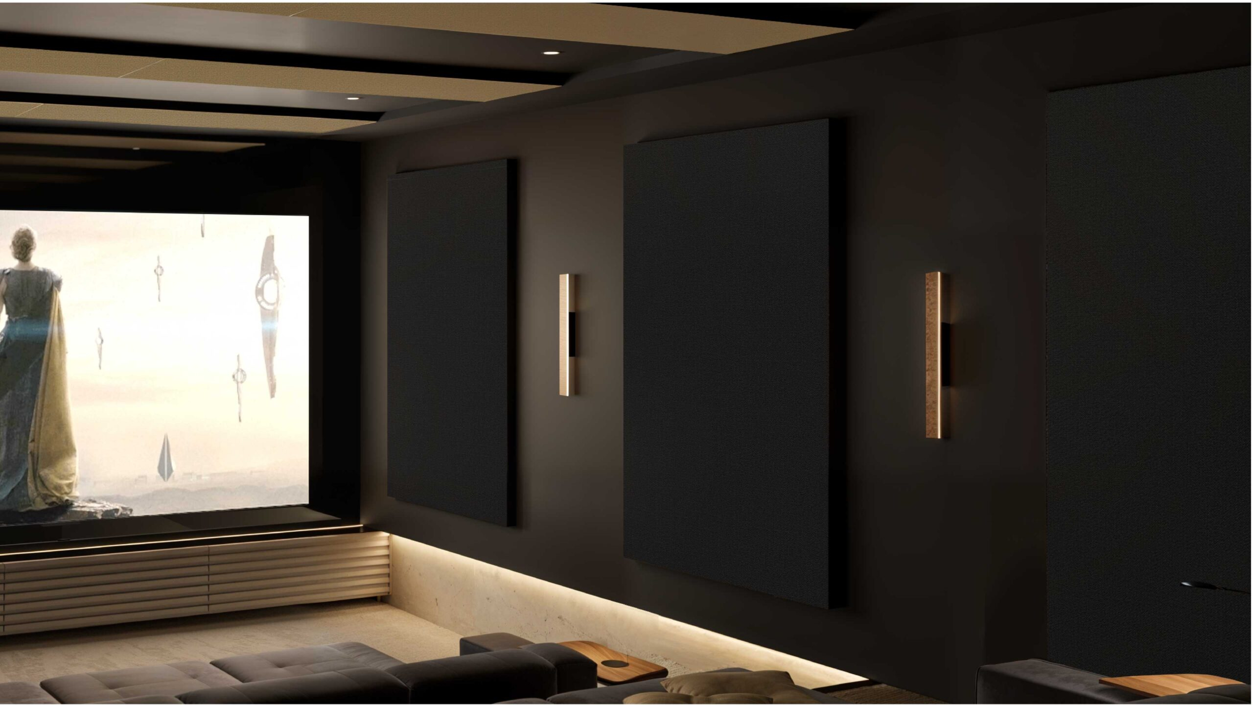 Artnovion ChromaX — système acoustique à tissu tendu