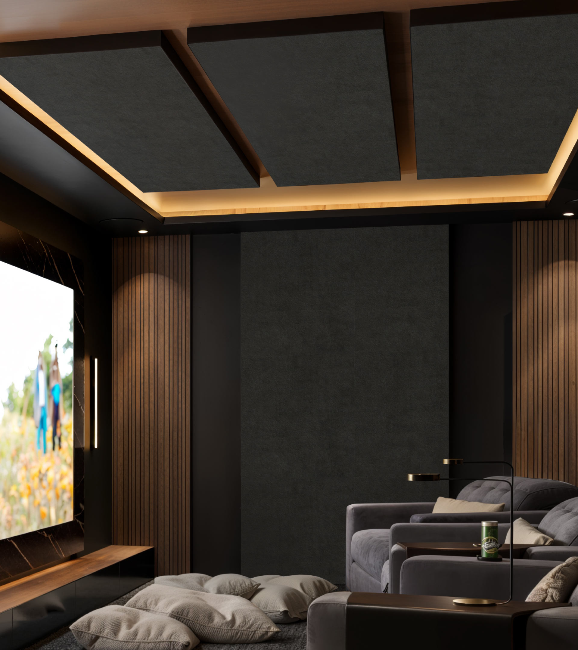 Artnovion ChromaX — système acoustique à tissu tendu