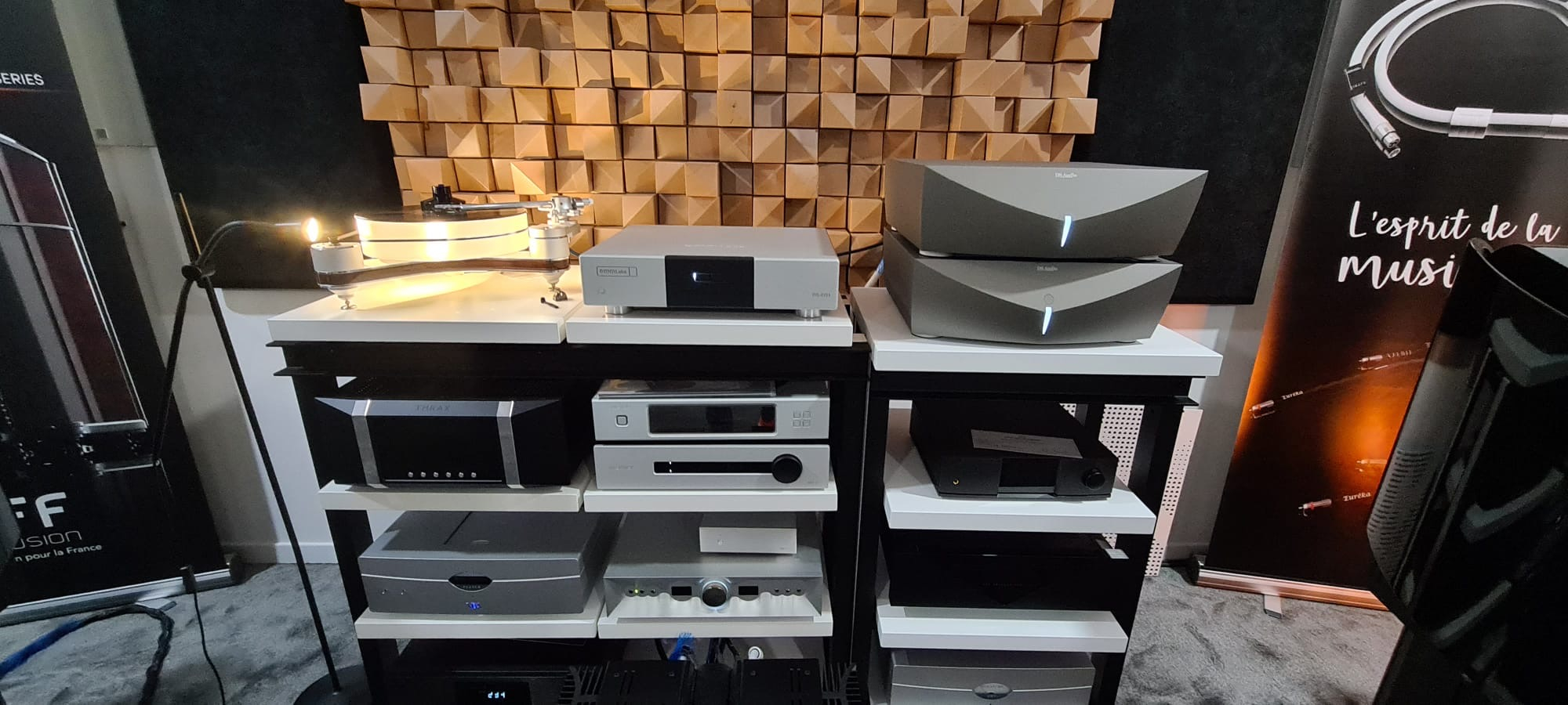 Système DS Audio Grand Master — cellule optique et équaliseur
