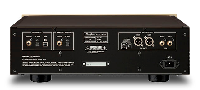 Accuphase DP-450 — face arrière