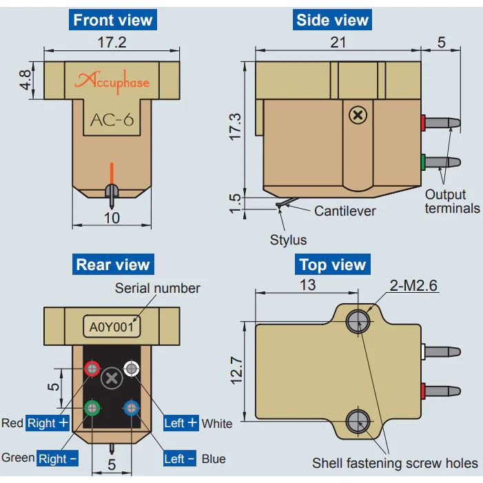 Accuphase AC-6 — diagramme technique