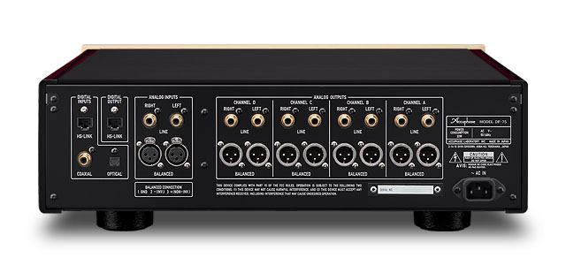 Accuphase DF-75 — face arrière