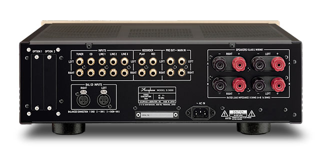 Accuphase E-3000 — face arrière