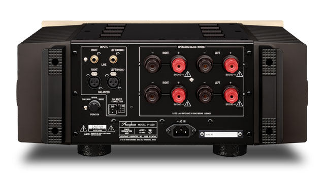 Accuphase P-4600 — face arrière