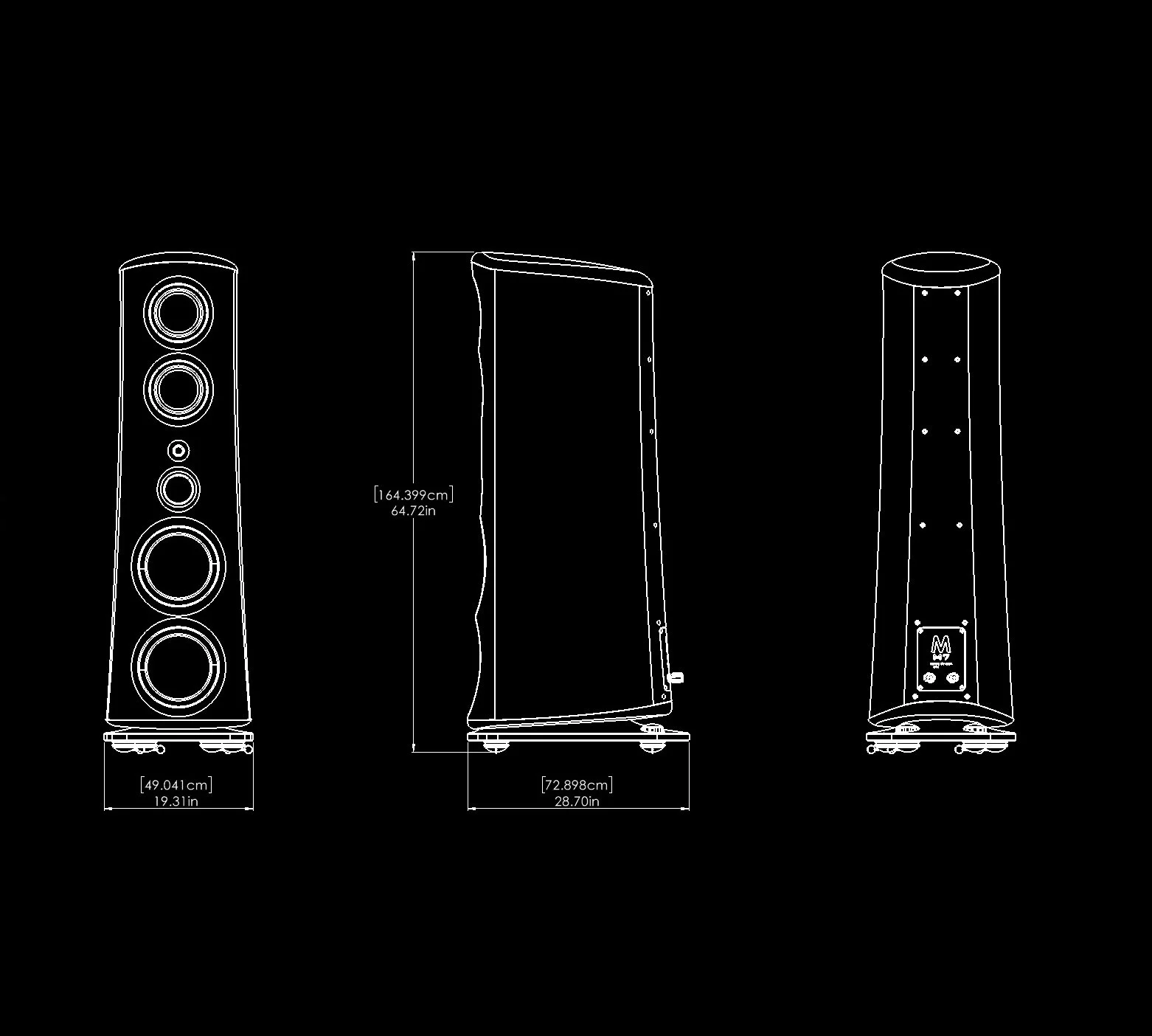 Magico M7 – Enceinte colonne 4 voies entièrement passive – Image 7