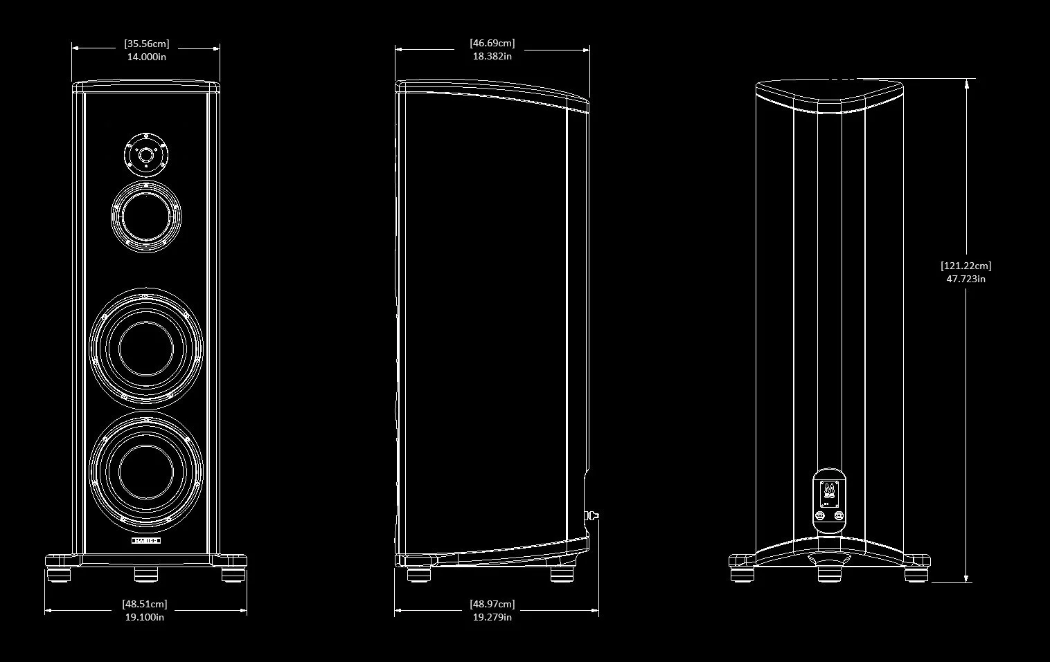 Magico S5 – Enceinte colonne 3 voies aluminium – Image 4